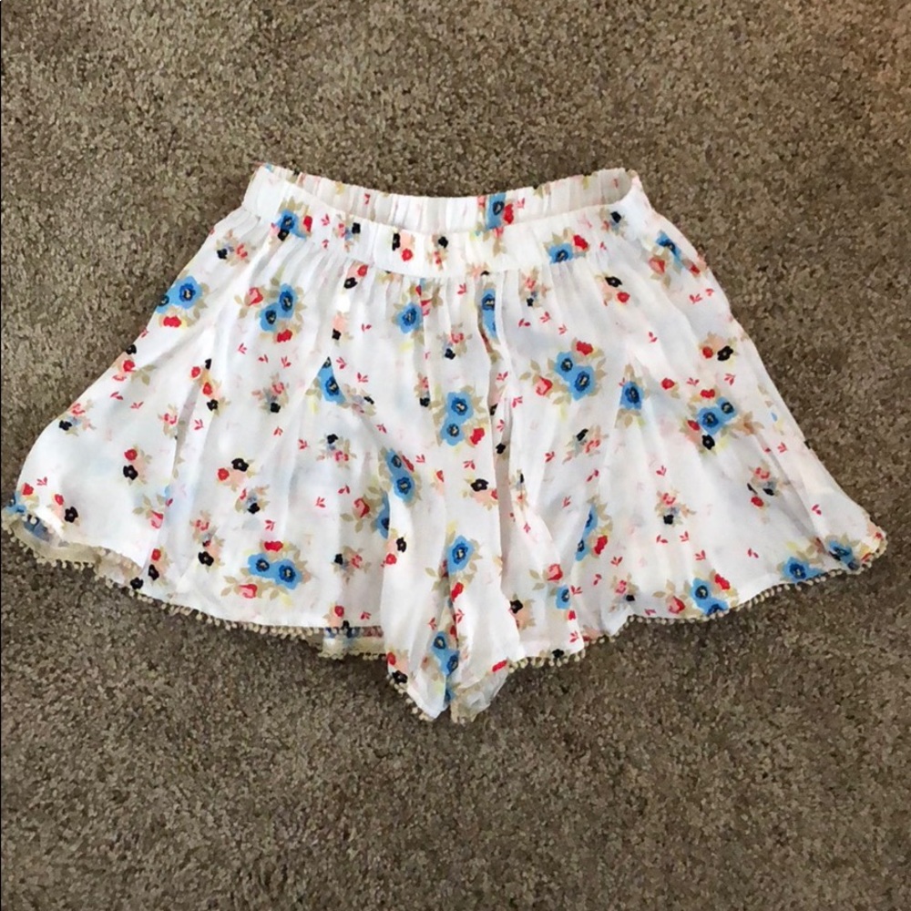 Free People Flowy Floral Shorts